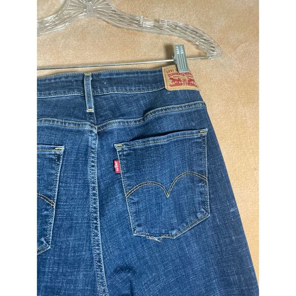 Levi's 721 High Rise Skinny Jeans men's Size 34 Blue Denim - Picture 8 of 12